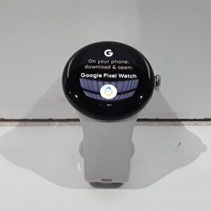 Google Pixel Watch 2 Wifi - Polished Silver Aluminum Case / Porcelain Active Ban
